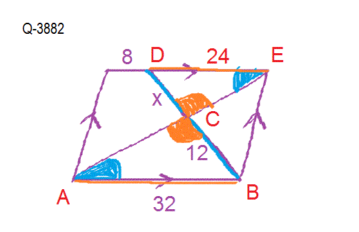 Q-3880, Q-3881, Q3882 สามเหลี่ยมคล้าย