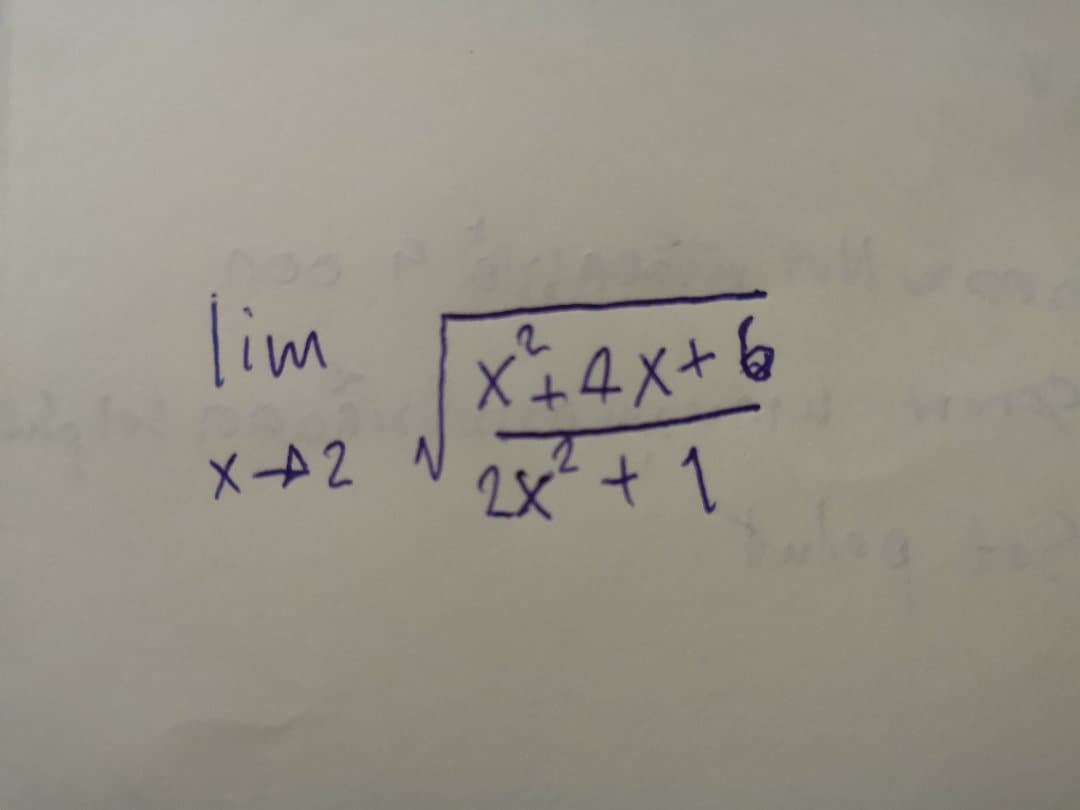 ถามโจทย์ Calculus เรื่อง limit หน่อยคับ 